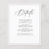 Carte de détails moderne (Devant)