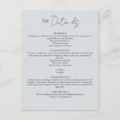 Carte de détails moderne et minimaliste (Devant)