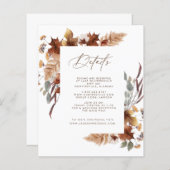 Carte de détails novembre (Devant / Derrière)