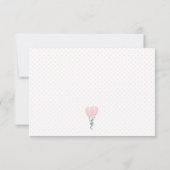 Carte de détails plus précis pour Baby Shower aux  (Dos)
