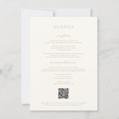 Carte de détails Rustic Blush Mariage (Devant)