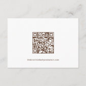 Carte de détails Rustique Western Mariage avec cod (Dos)