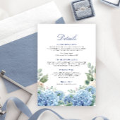 Carte de détails SINI Blue Hydrangea