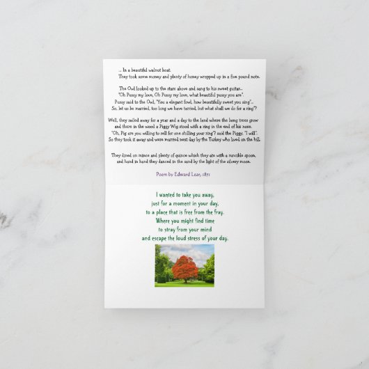 Carte de détente (Intérieur)