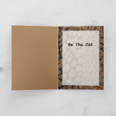 Carte de détente pour chat noir (Intérieur)