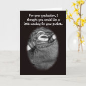 Carte de détenteur d'argent de singe de stock de d (Fleur jaune)