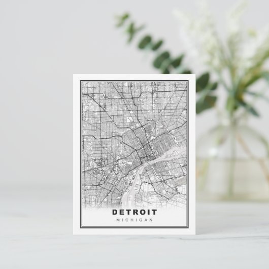 Carte de Détroit (Debout devant)