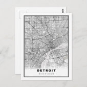 Carte de Détroit (Devant / Derrière)