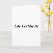 carte de deuil (Fleur jaune)