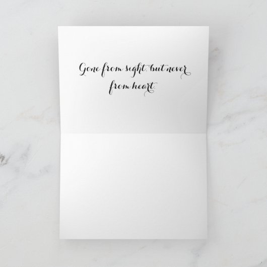 Carte de deuil (Intérieur)