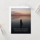 Carte de deuil (Devant/Arrière en situation)