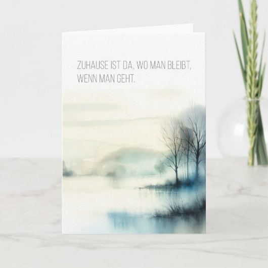 Carte de deuil à domicile (Devant)