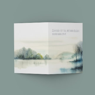 Carte de deuil à domicile