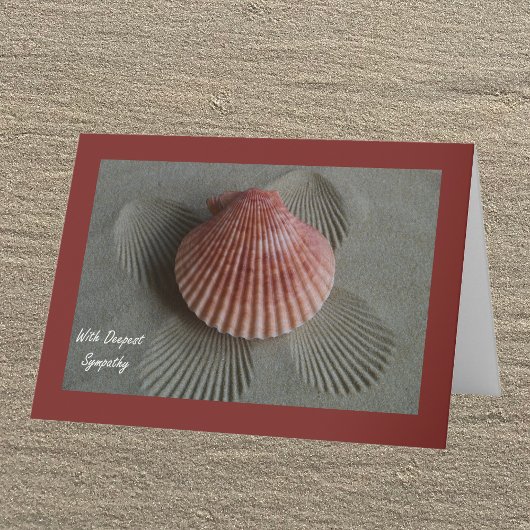 Carte de deuil d'empreintes