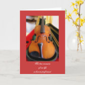 Carte de deuil ou de condoléances (Fleur jaune)