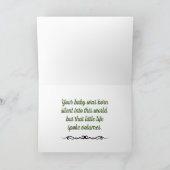 Carte de deuil pour la perte de l'enfant (Intérieur)