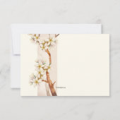 Carte de Deux Oiseaux pour Sauver la Date (Dos)