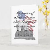 Carte de devis Abraham Lincoln (Fleur jaune)