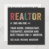 Carte de devis amusante de l'immobilier (Devant / Derrière)