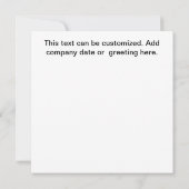 Carte de devis amusante de l'immobilier (Dos)