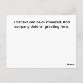 Carte de devis amusante de l'immobilier (Dos)