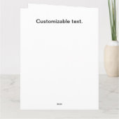 Carte de devis amusante de l'immobilier (Dos)