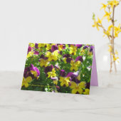 Carte de devis de fleurs (Fleur jaune)