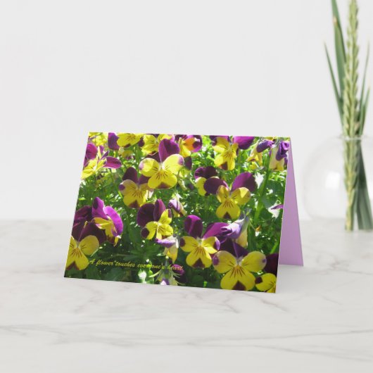 Carte de devis de fleurs (Devant)