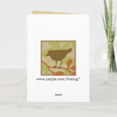 Carte de devis de Noël (Dos)