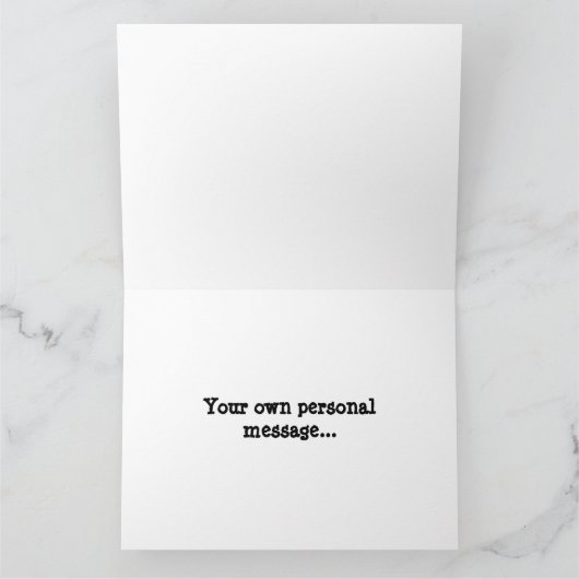 Carte de devis de pays noir Yam Yam (Intérieur)