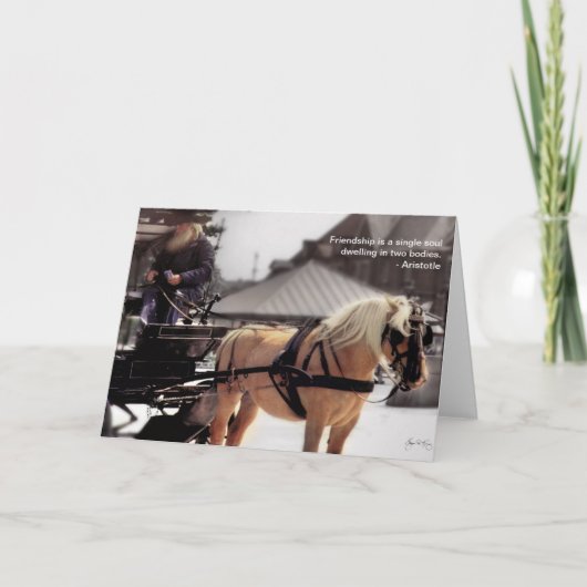 Carte de devis des amis fidèles (Devant)