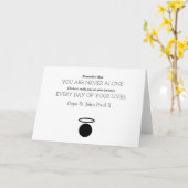 Carte de devis du pape Jean-Paul II (Fleur jaune)