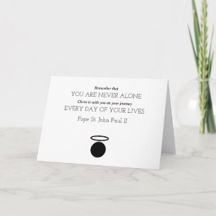 Carte de devis du pape Jean-Paul II