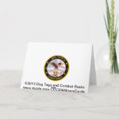 Carte de devis MacArthur Merci Marine (Dos)