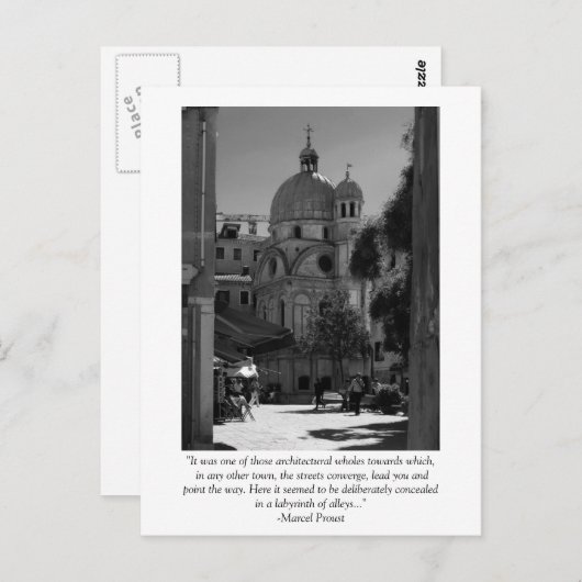 Carte de devis Venice (Devant / Derrière)