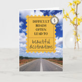 Carte de devise Inspiration Life (Fleur jaune)