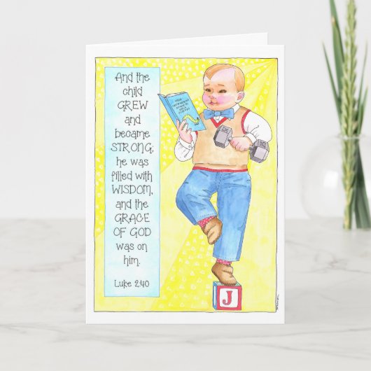 Carte de dévouement de baptême du baptême du (Devant)