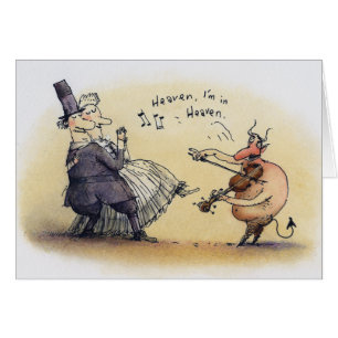 Carte de diable de danse