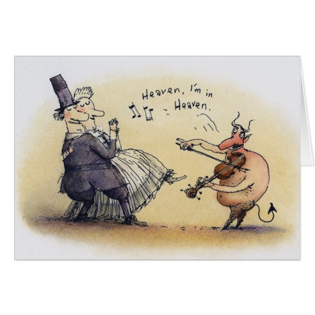 Carte de diable de danse (Devant horizontal)