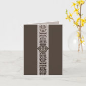 Carte de diamant marron (Fleur jaune)