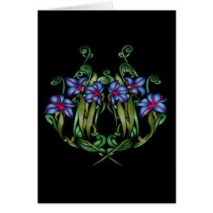 Carte de Diana de bouquet