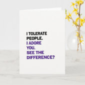 Carte de différence Adore You (Fleur jaune)