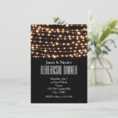 Carte de dîner de répétition Amber Glow String Lig (Debout devant)