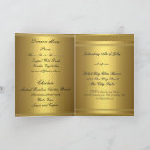 Carte de dîner d'entreprise Ajoutez votre logo (Intérieur)