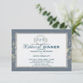 Carte de Dîner Royal Damask de luxe (Debout devant)