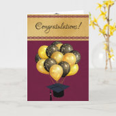 Carte de diplôme (Fleur jaune)