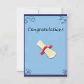 Carte de diplôme (Devant)