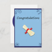 Carte de diplôme (Devant / Derrière)