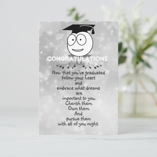 Carte de diplôme (Debout devant)