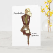 Carte de diplôme (Fleur jaune)